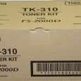 Тонер-картридж TK-310 12 000 стр. Black для FS-2000D/3900DN/4000DN,  (12К при 5%) , (15/box)